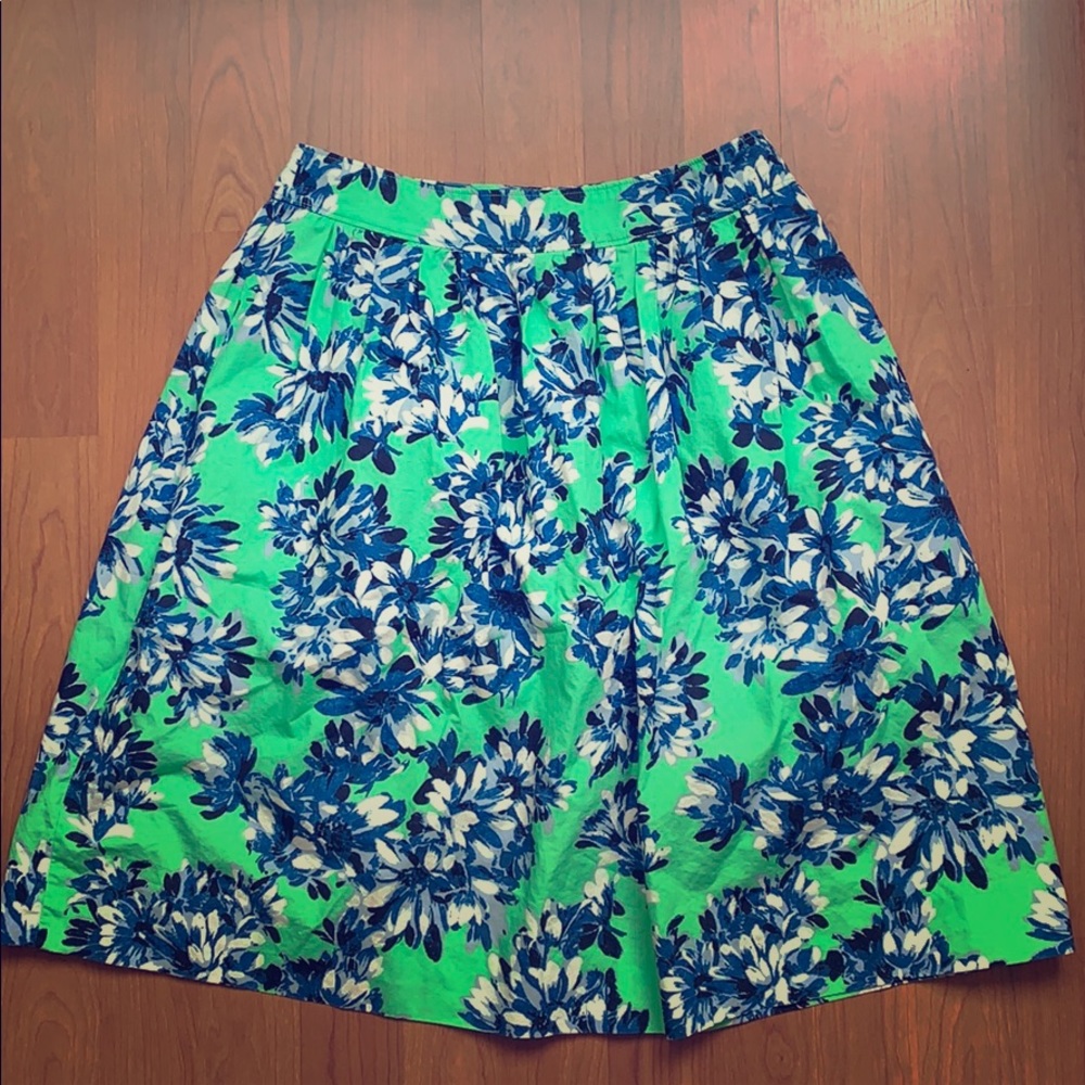 J. Crew Patio Skirt in Photo Floral Sz 0P